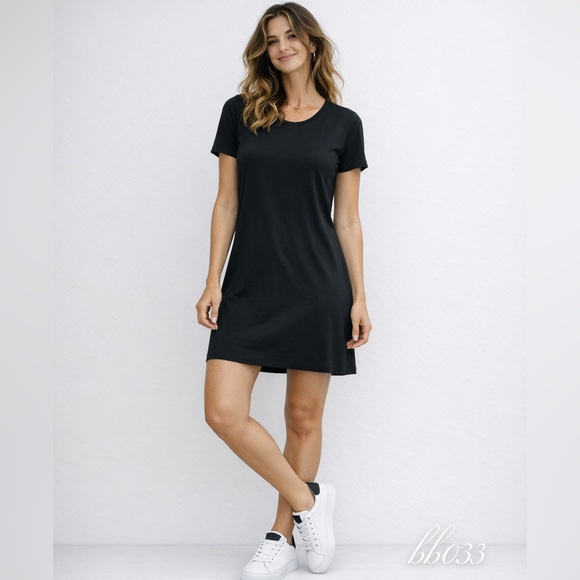 J. Crew Dresses & Skirts - J.Crew Black Cotton Shirt Dress — Size XS
